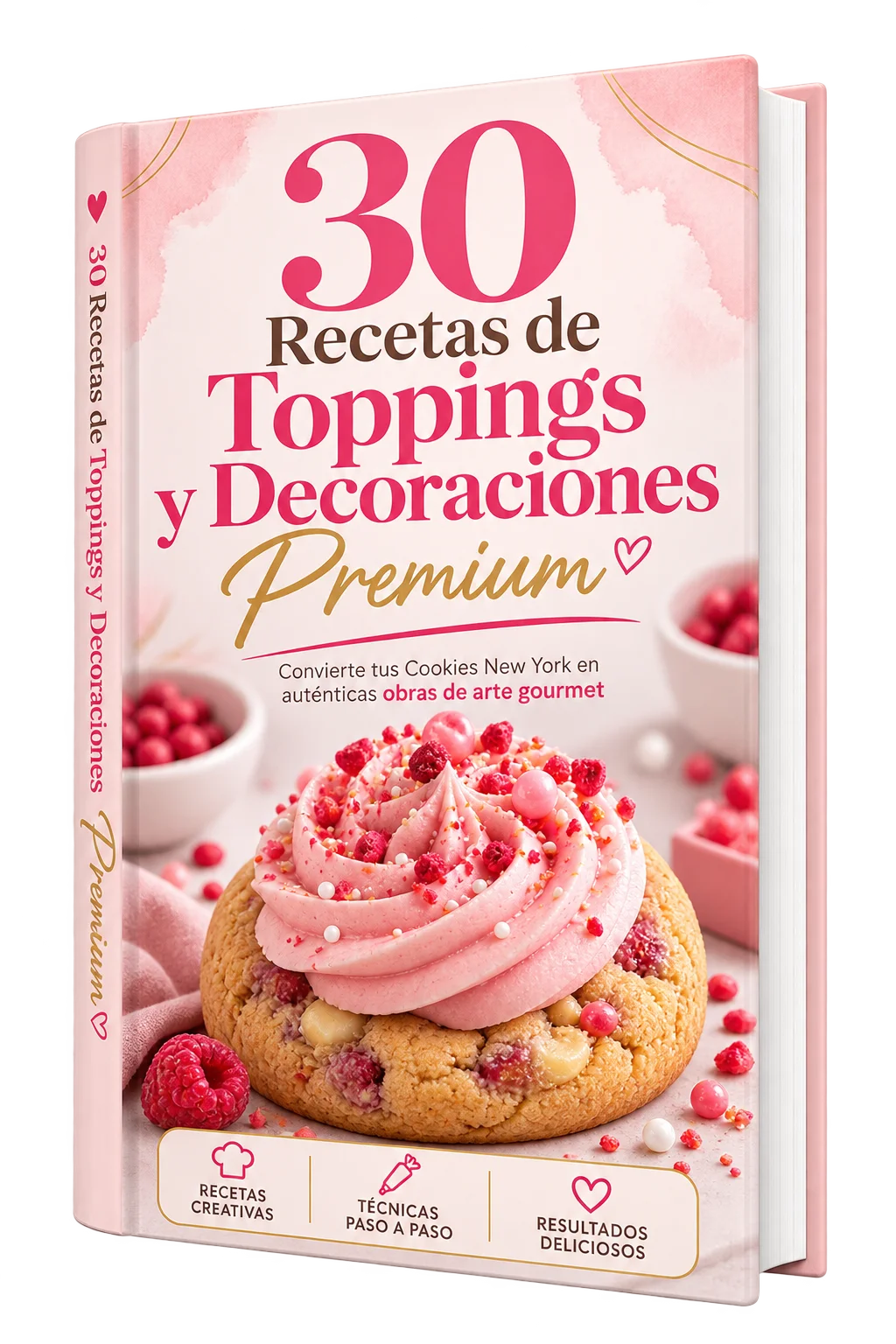 Portada del Bono 4: 30 Recetas de Toppings y Decoraciones Premium