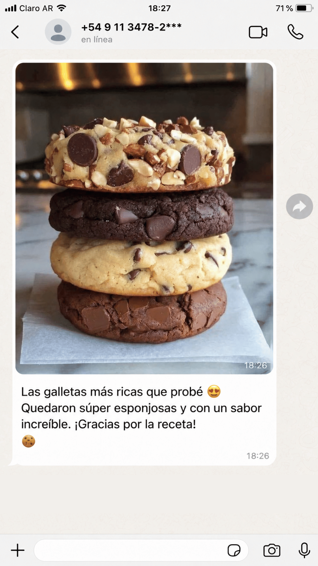 Testimonio de clienta: las galletas más ricas que probé